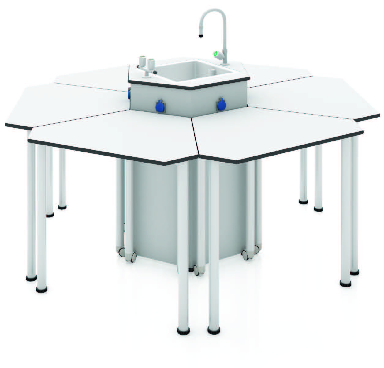 Hexa Laboratuvar Masası -KYRTTR31 Hexa Laboratuvar Masası -KYRTTR31