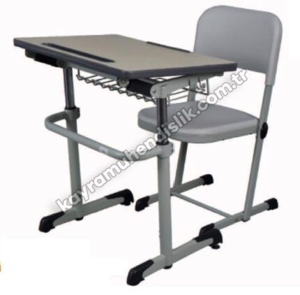 KYR505-2 Boyu ve Açısı Ayarlanabilir Tek Kişilik Okul Sırası