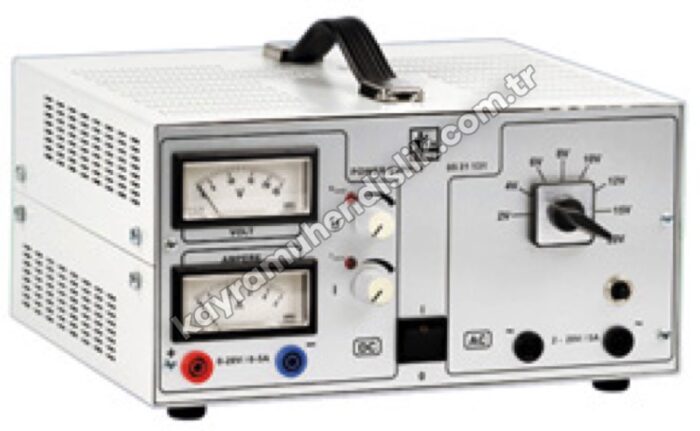 0-20 V , 0-5 A AC/DC Ayarlanabilir Güç Kaynağı KE 1029
