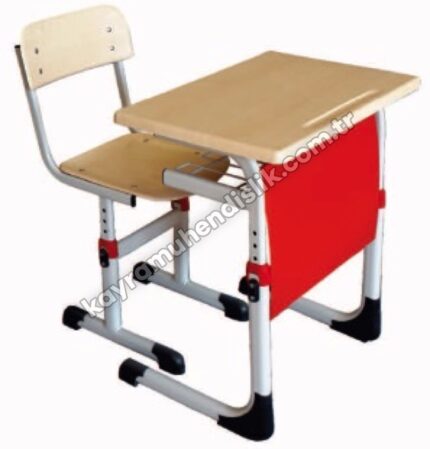KYR601 Yükseklik Ayarlı Tek Kişilik Okul Sırası