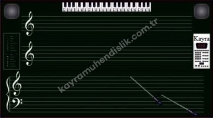 KYR-175 İnteraktif Müzik Yazı Tahtası