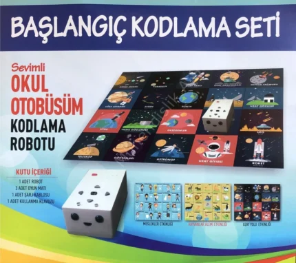 Sevimli Okul Otobüsüm Kodlama Robotu (Robobus Programlanabilir Robot Eğitim Seti ) / FUB6282